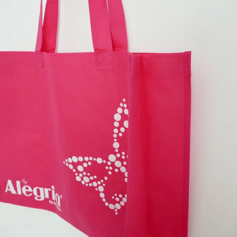 NWOT Alegria shoes bright pink large reusable tote bag